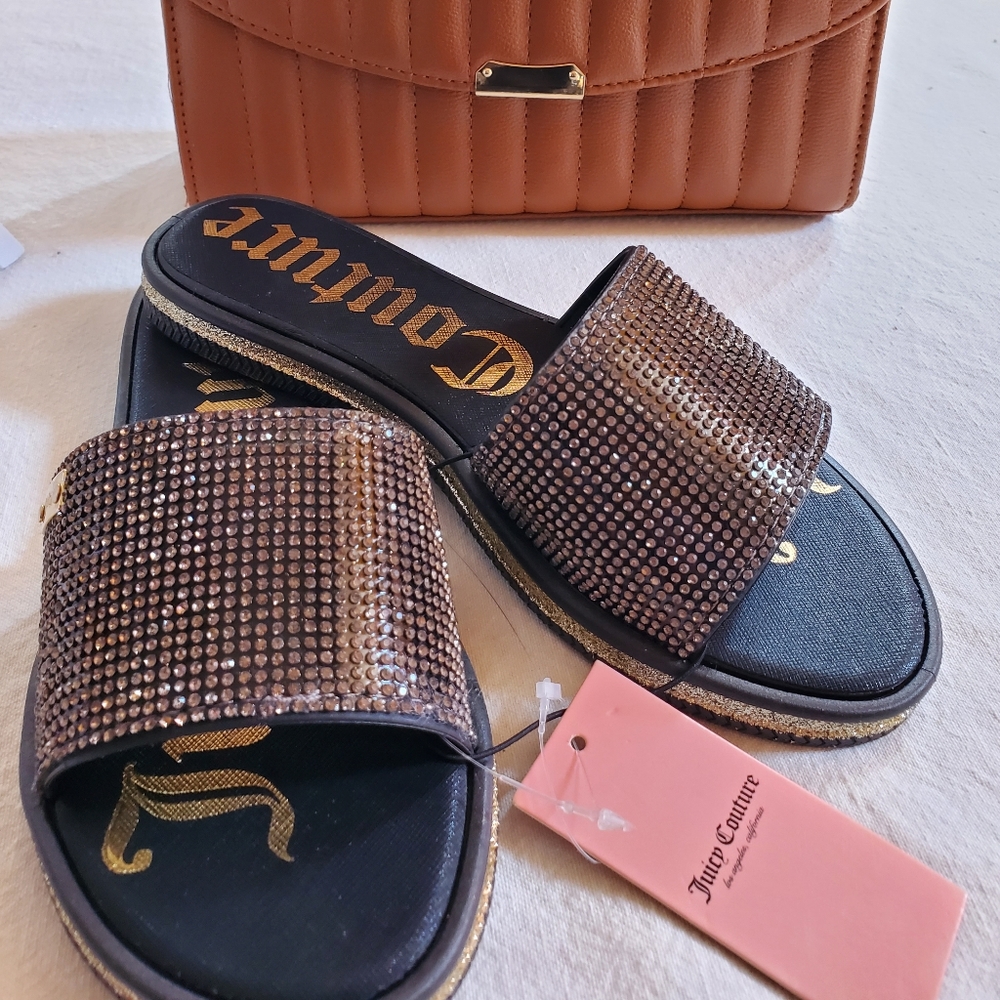 New Juicy Couture Los Angeles California Sandals 6M